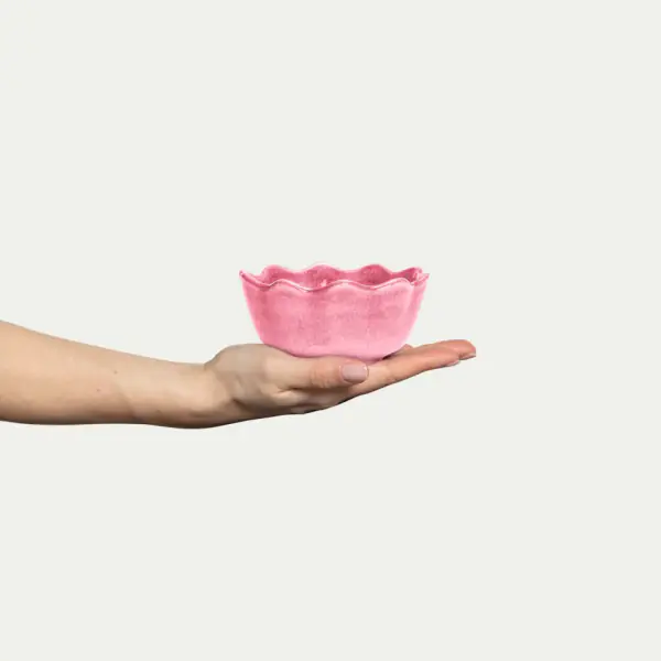 Oyster bowl 13cm, pink