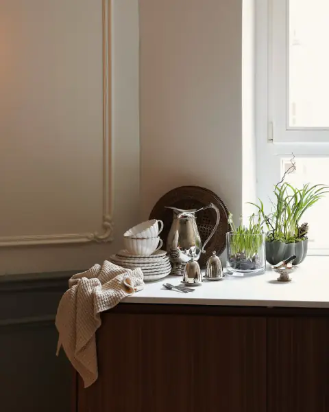 Sigrid pitcher 25,5cm, silver brass