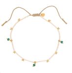Spice aventurine anklet