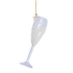Ornament champagne glass 11,5cm