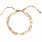Shiny citrine gold bracelet