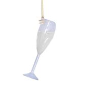 Ornament champagne glass 11,5cm