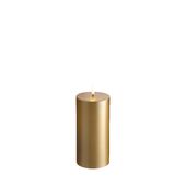 Led pillar candle 15cm, gold