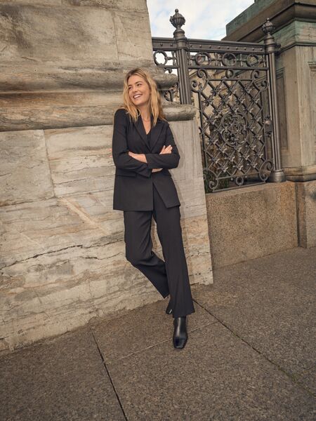 Bine leia blazer, black