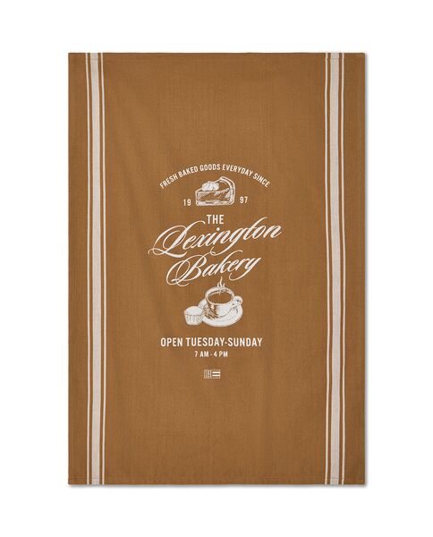 Bakery printed kitchen towel, fudge