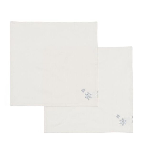 Aspen snowflake napkin set of 2pcs