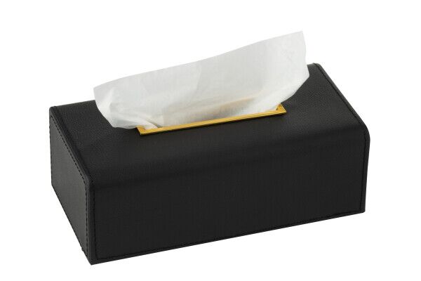 Tissue box, black