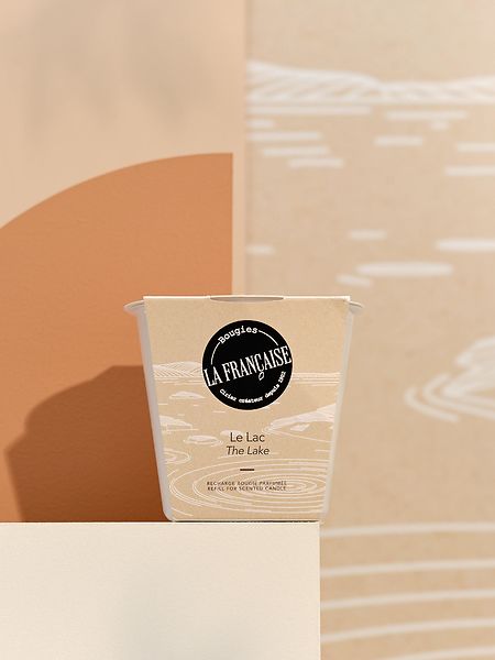 Scented candle refill 200g the lake