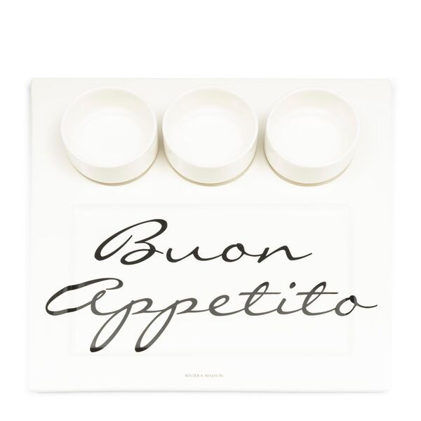 Buon appetito serving platter