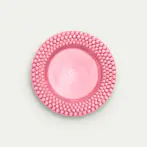 Bubbles plate 28cm, pink