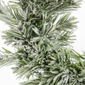 Vintia wreath 65cm, green/off white