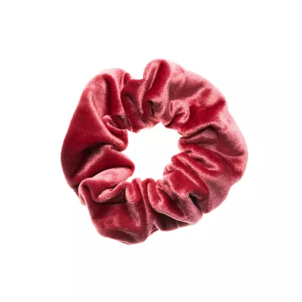 Velvet scrunchie, candy kiss