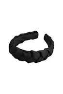 Headband Helsinki atelier Braided Taft, black