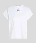 Karl signature t-shirt, white