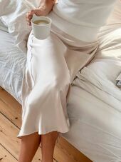 Bovary skirt, champagne