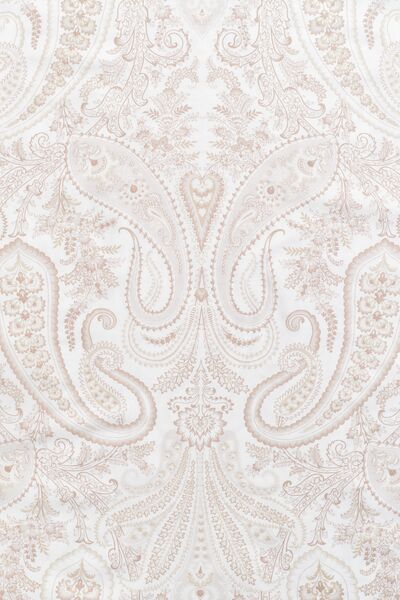 Key West Paisley double duvet, Faded beige