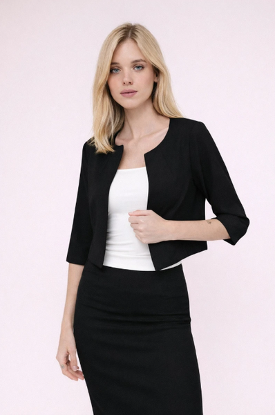 Audrey bolero, black