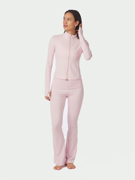 Nolana zip blouse, light pink