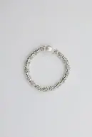 Glow bracelet elastic, silver