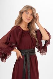 Aubrey dress, cranberry