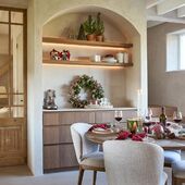 Magical christmas tree storage jar