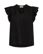 Tea Linen Blouse, Black