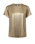 Nivola foil tee, gold