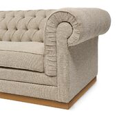 Crescent sofa, Mountain weave, dune sand