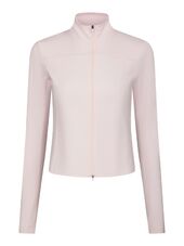 Nolana zip blouse, light pink