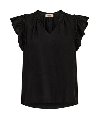 Tea Linen Blouse, Black
