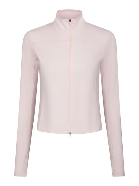 Nolana zip blouse, light pink