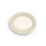 Bubbles plate 20x16cm, sand