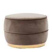Taylor footstool, mohet grey