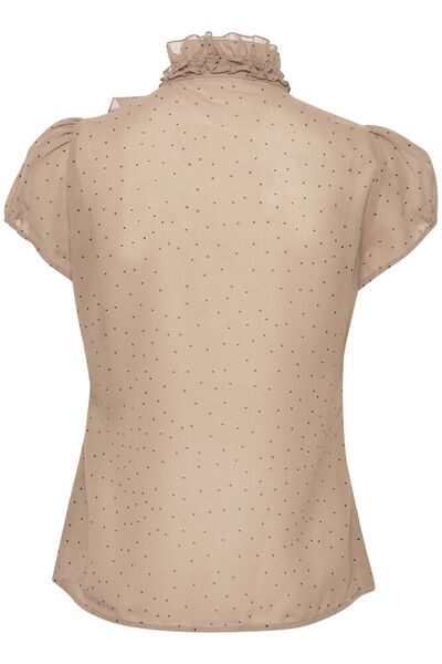 Lilja shirt, praline dot