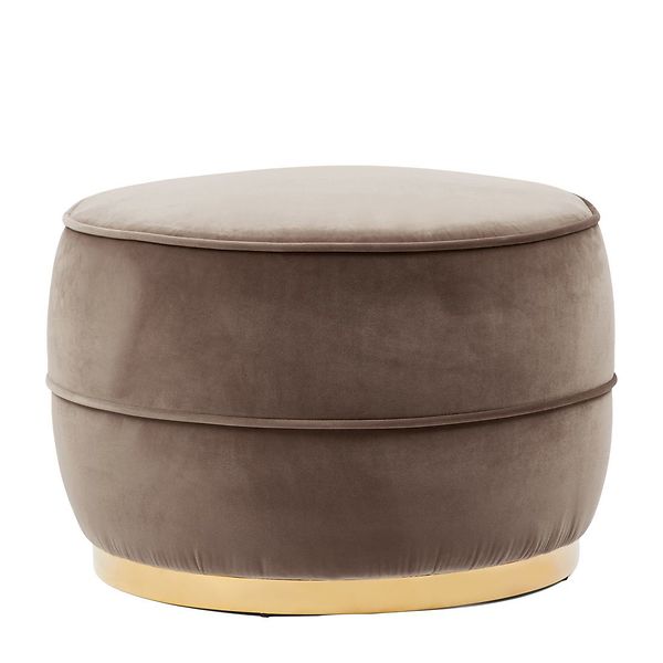 Taylor footstool, mohet grey