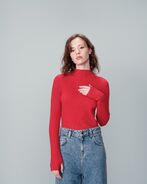 Nara sweater, rouge