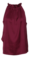 Elisabeth top, burgundy red
