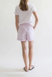 Folded shorts, lilac