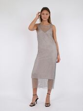 Loreen stone dress, silver