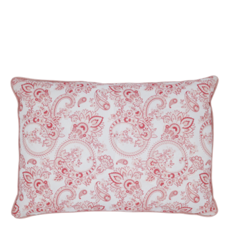 Aix pillowcase with paisley pattern 35x50, rose/white