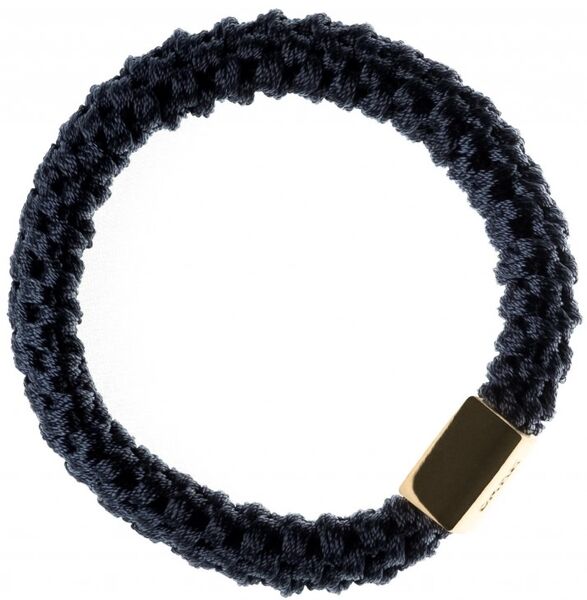 Fat hair ties, navy blue