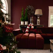 Frosted berry wreath dia 71cm