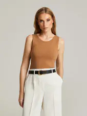 Sylva neuletoppi, kamelinruskea