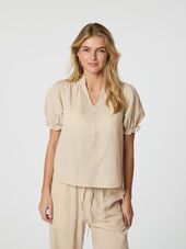 Odesa linen blouse, sand