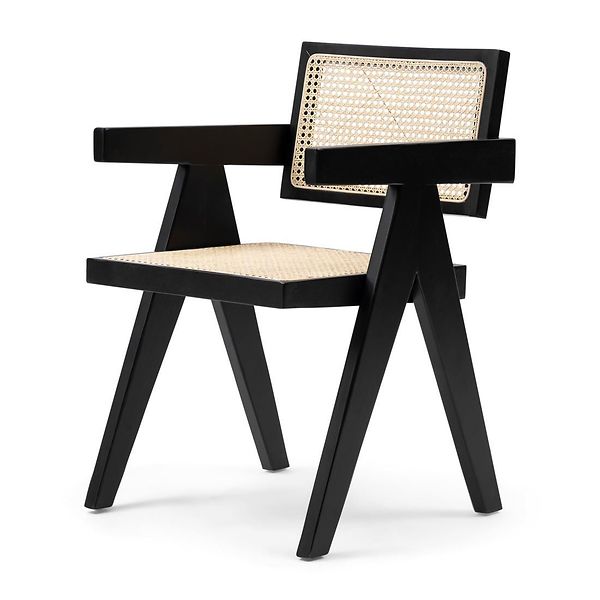 St. Moritz dining armchair, black