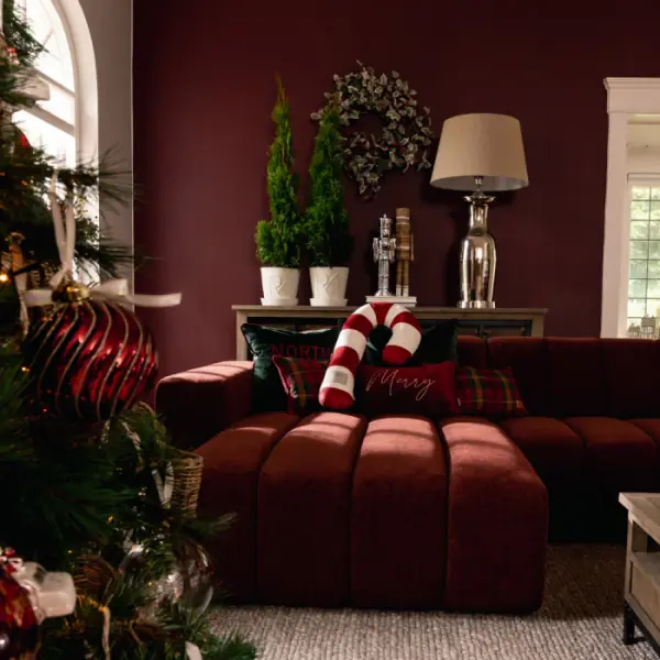 Frosted berry wreath dia 71cm