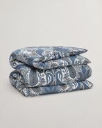 Key West Paisley 150x210, sateen blue