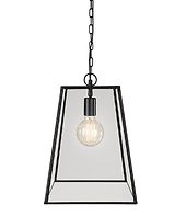 Slim city ceiling lamp, matt black