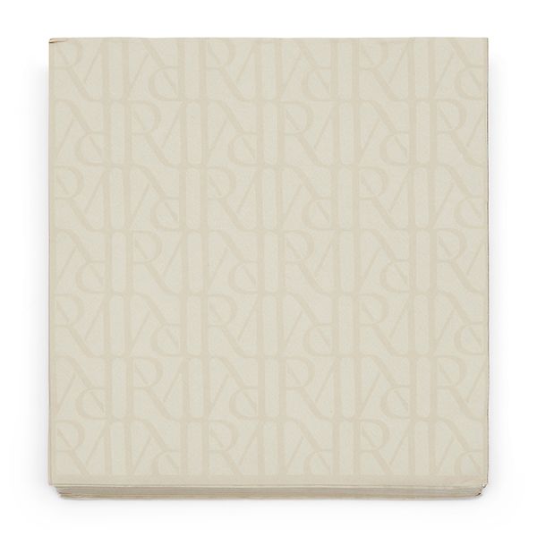 RM monogram luxury paper napkin
