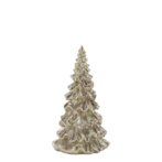 Christmas tree with glitter 25cm, champagne